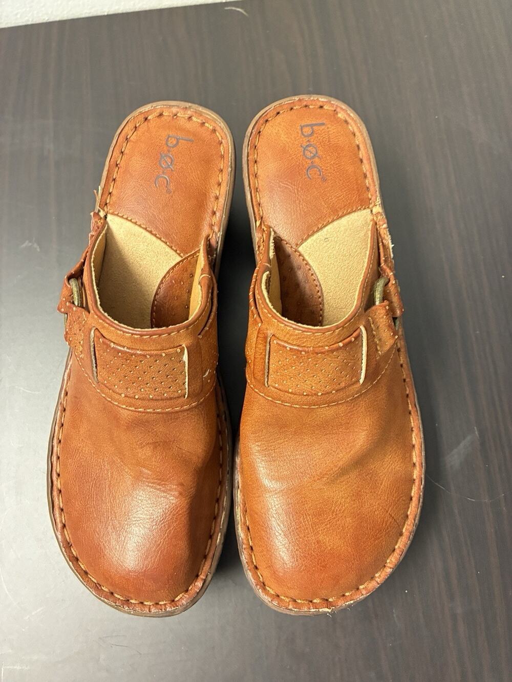 B.O.C. Women's Bohemian Vegan Leather Polly Comfort Clog New 7M but fits 7-7.5